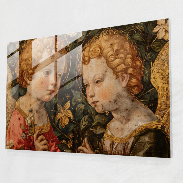 Classicism Home Decoration: Angels In A Garden - Classicism, Home Decoration, Classicism, Modern Art
