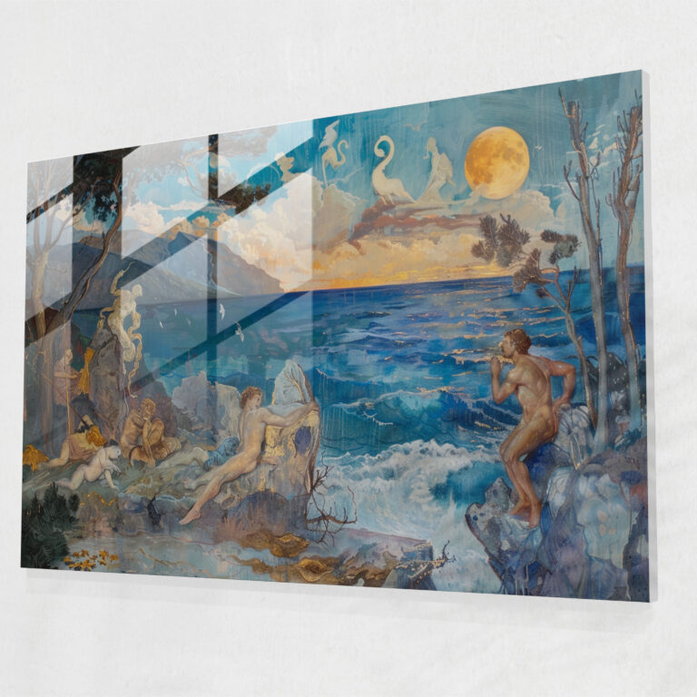 Classicism Modern Art - Classicism, Glass Wall Art, Classicism, Glass Print