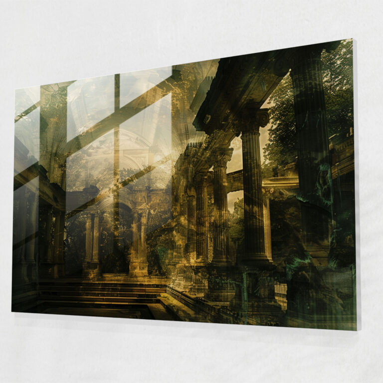 Classicism Glass Art - Classicism, Glass Wall Art, Glass Art, Glass Print