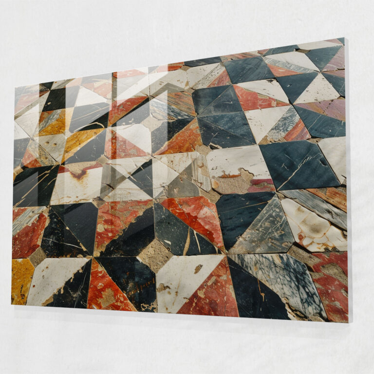 Classicism Glass Art - Classicism, Geometric Patterns, Ancient Greek Art, Wall Decoration
