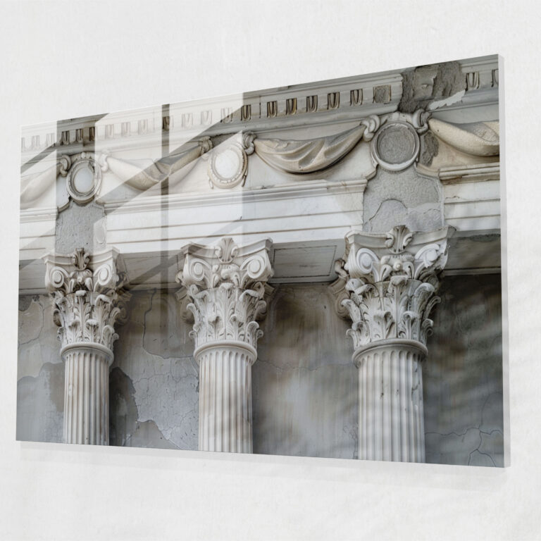 Classicism Home Decoration: Roman Architecture - Classicism, Modern Art, Wall Decoration, Glass Art