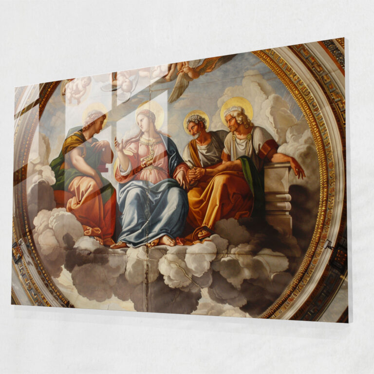 Classicism Wall Decoration: Renaissance Painting - Classicism, Glass Print, Modern Art, Glass Wall Art