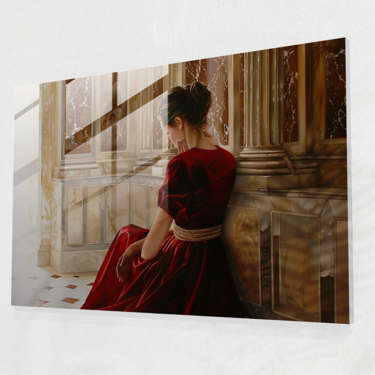 Classicism Glass Art: Neoclassical Painting - Classicism, Glass Art, Wall Decoration, Glass Wall Art
