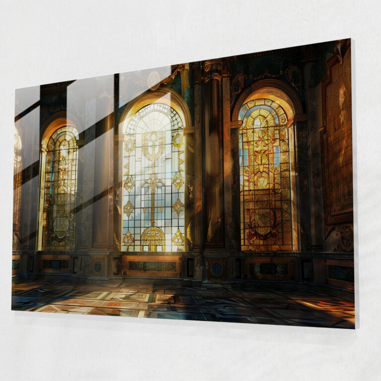 Classicism Glass Wall Art: Roman Architecture - Classicism, Classicism, Home Decoration, Glass Print
