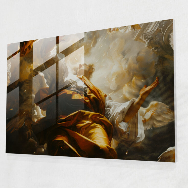 Classicism Glass Print: Baroque Paintings - Classicism, Home Decoration, Modern Art, Wall Decoration