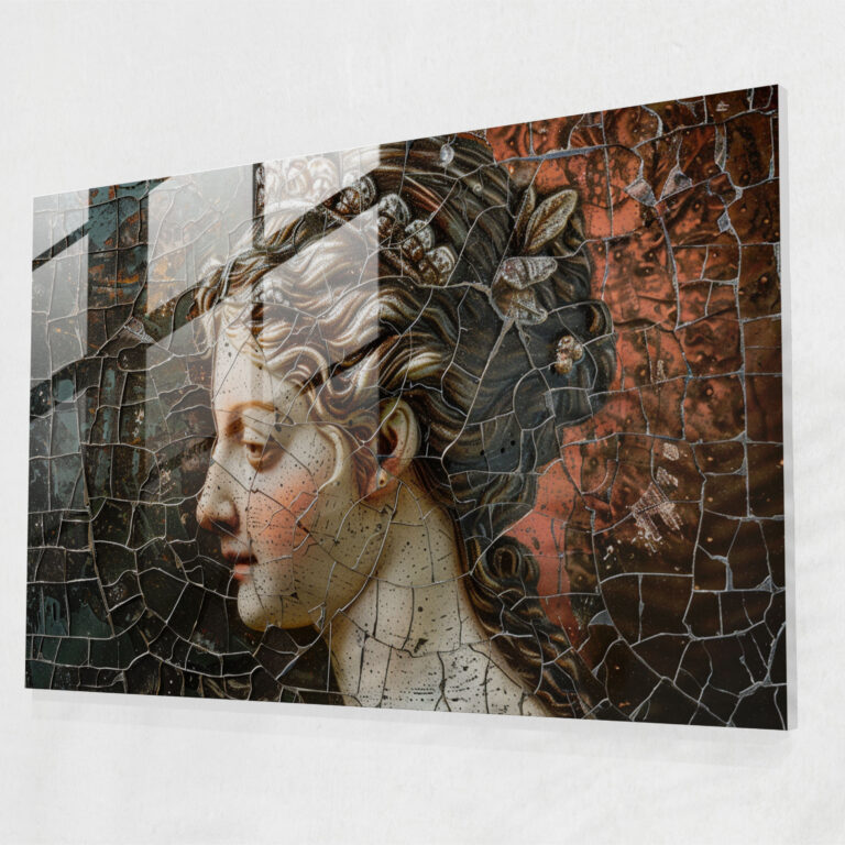 Classicism Glass Print Wall Decoration - Classicism, Roman Goddess, Glass Print, Portrait
