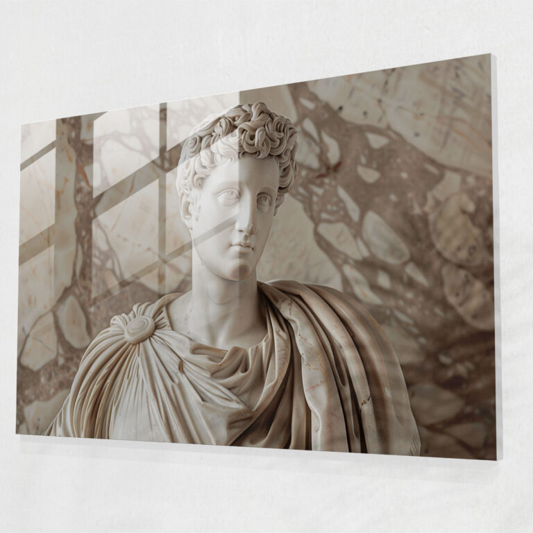 Classicism Glass Art - Marble Statue - Classicism, Home Decoration, Glass Art, Modern Art