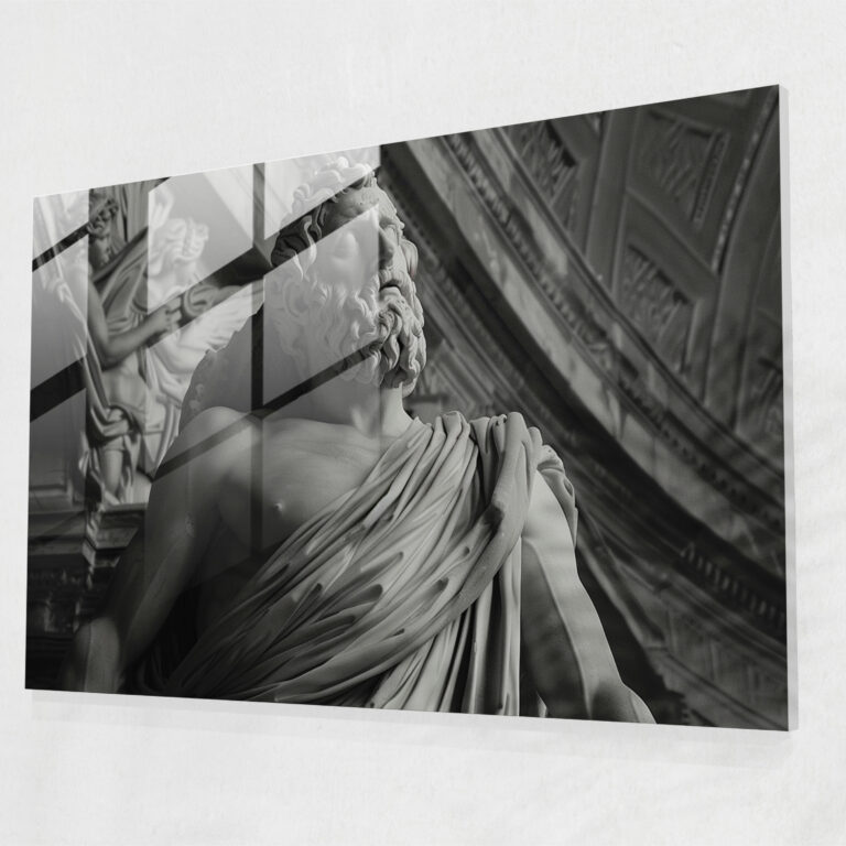 Classicism Wall Decoration - Majestic Figure - Classicism, Home Decoration, Glass Print, Classicism
