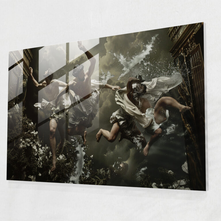 Classicism Glass Print - Greek Mythology Scene - Classicism, Classicism, Mythic, Greek Mythology