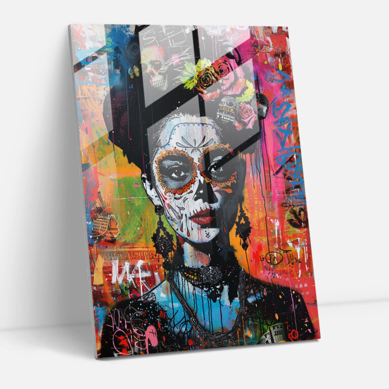 Classicism Pop Art Glass Print - Classicism+Popart, Glass Print, Combine Classicism With Pop Art Style, Glass Art