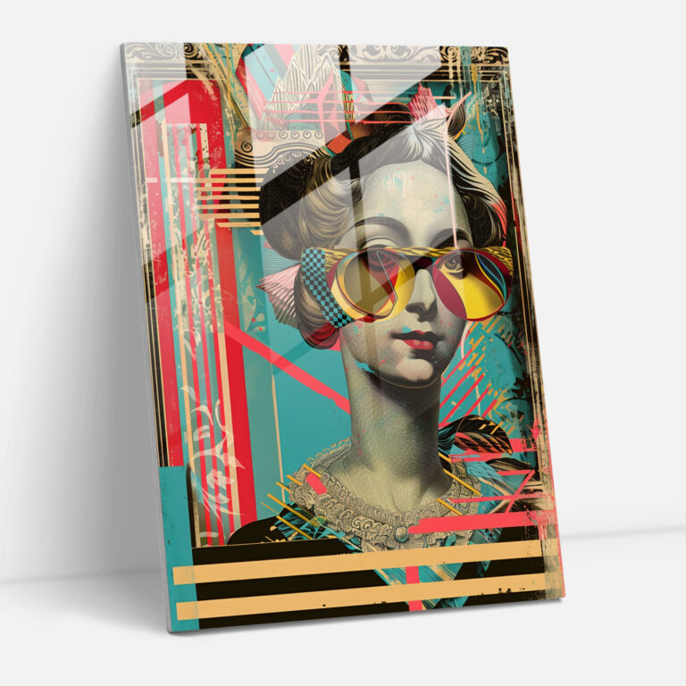 Classicism And Pop Art Wall Decoration - Classicism+Popart, Glass Print, Modern Art, Wall Decoration