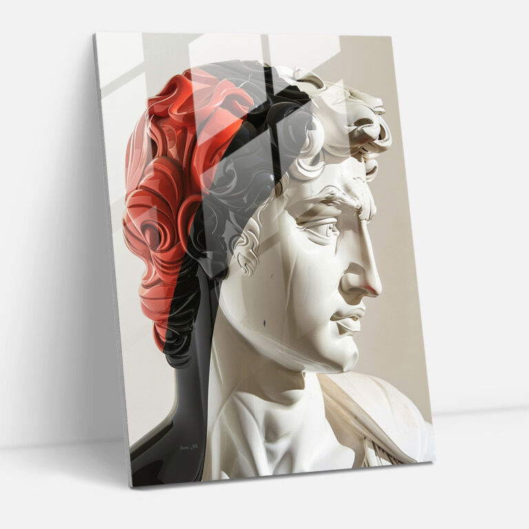Classicism Pop Art Home Decoration - Classicism+Popart, Combine Classicism With Pop Art, Glass Art, Home Decoration