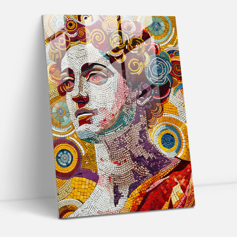 Classicism Pop Art Glass Print - Classicism+Popart, Glass Print, Glass Wall Art, Home Decoration