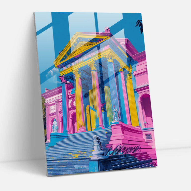 Classicism Pop Art Home Decoration - Classicism+Popart, Glass Art, Glass Wall Art, Home Decoration