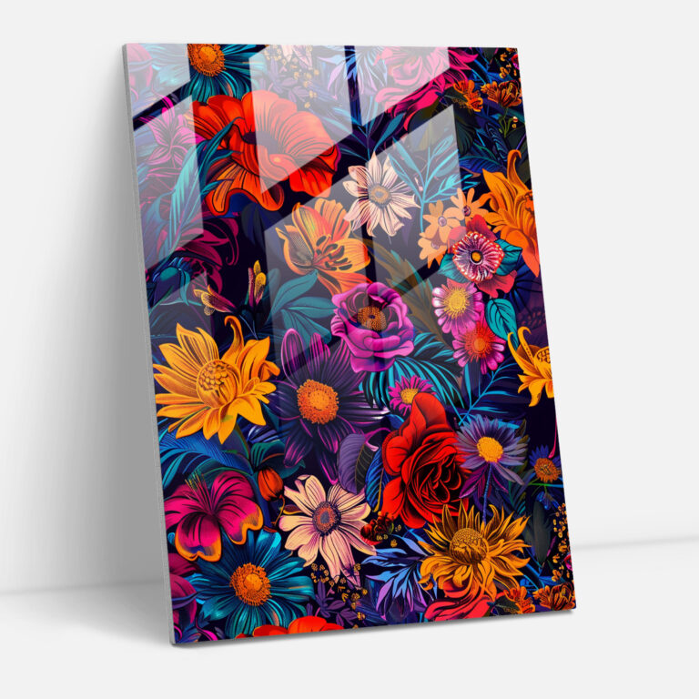Classicism With Pop Art Wall Decoration - Classicism+Popart, Glass Art, Glass Print, Combine Classicism With Pop Art