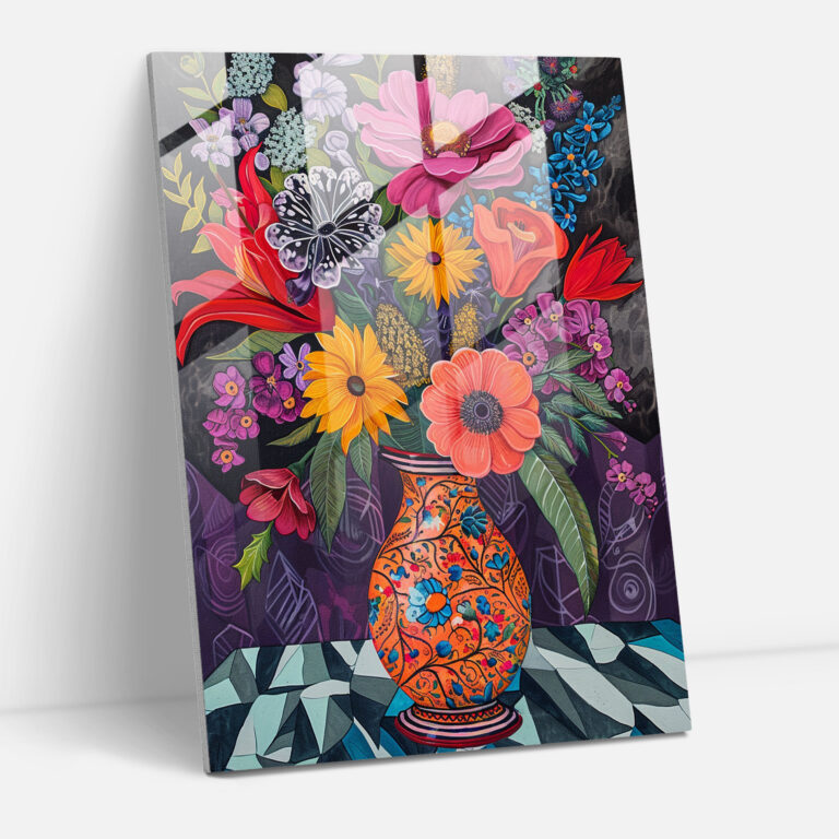 Classicism With Pop Art Glass Print - Classicism+Popart, Glass Print, Wall Decoration, Modern Art