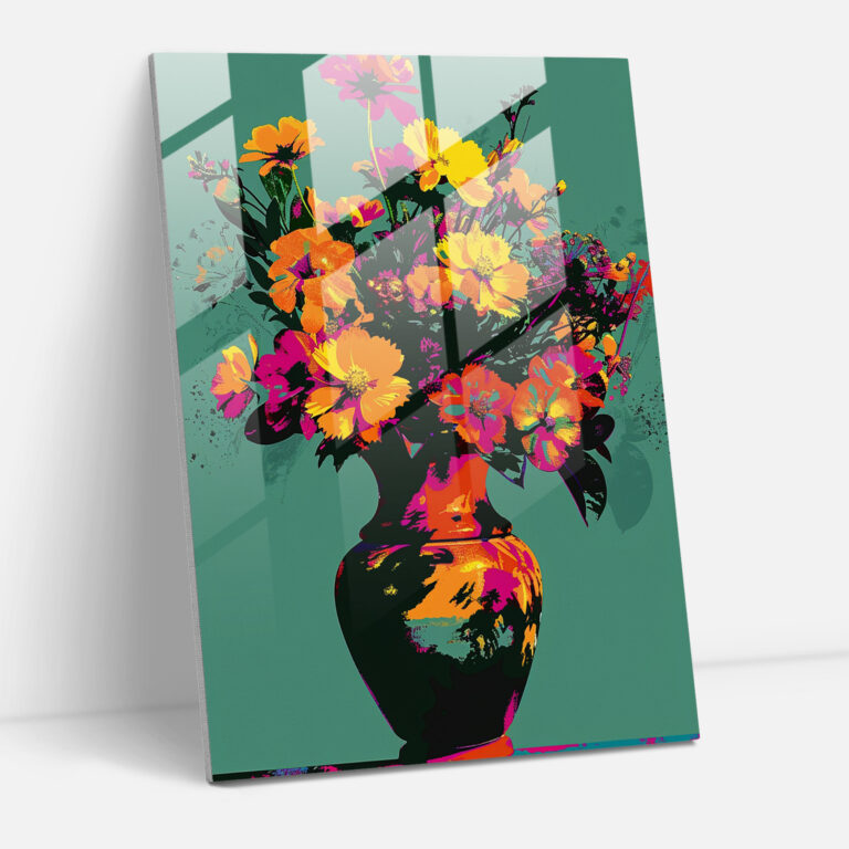 Classicism With Pop Art Glass Print - Classicism+Popart, Glass Art, Home Decoration, Glass Wall Art
