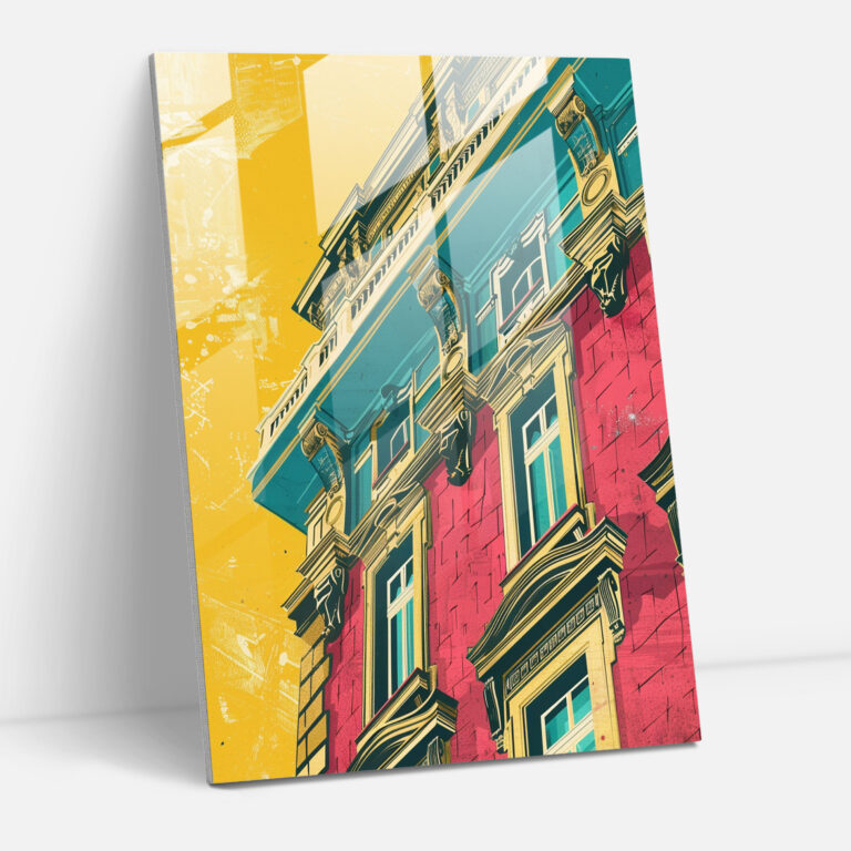 Classicism Meets Pop Art Glass Art - Classicism+Popart, Modern Art, Glass Art, Combine Classicism With Pop Art