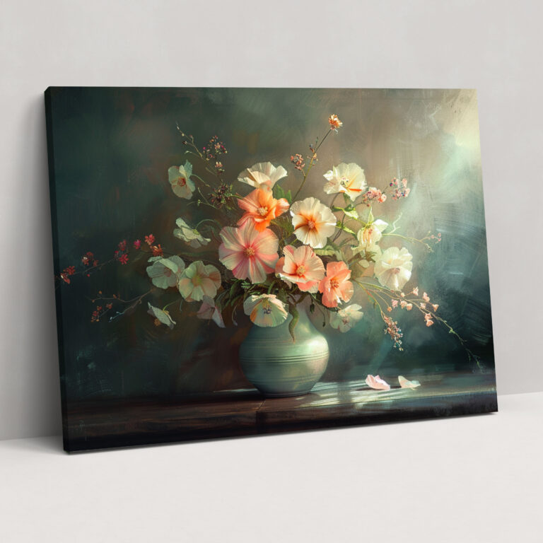 Floral Still Life Classicism Wall Art - Classicism, Canvas, Canvas Wall Art, Wall Art