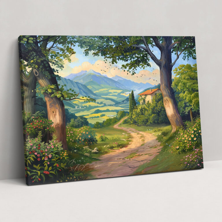 Classicism Wall Decoration - Romantic Landscape - Classicism, Canvas Wall Art, Wall Decoration, Classicism