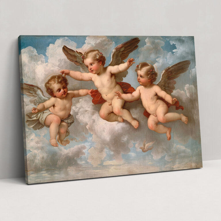 Classical Cherubs Canvas Print - Classicism, Canvas Wall Art, Canvas Print, Wall Art