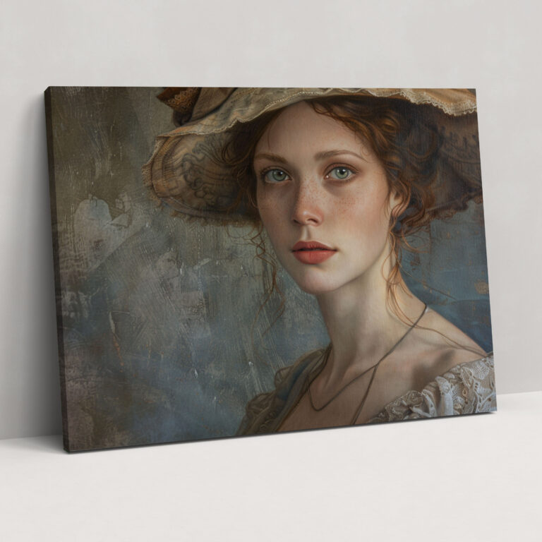 Romantic Portrait Wall Decoration - Classicism, Canvas Wall Art, Classicism, Home Decoration