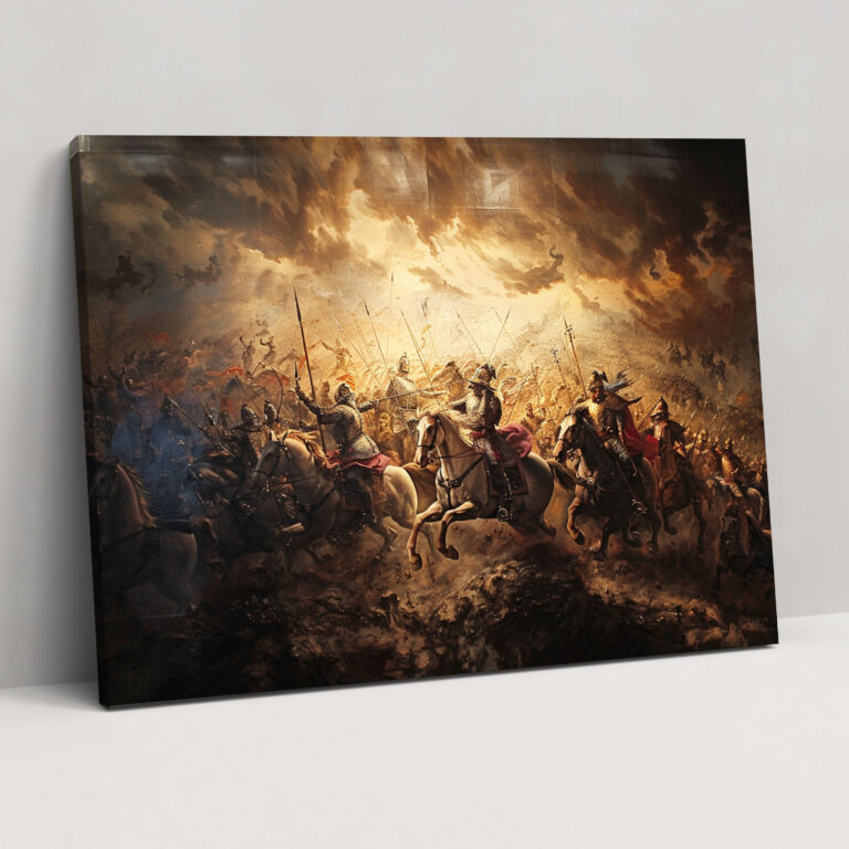 Historical Battle Classicism Wall Art - Classicism, Home Decoration, Painting, Canvas