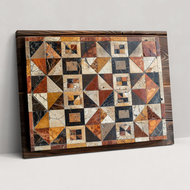 Classicism Canvas Print: Ancient Roman Mosaic - Classicism, Canvas, Wall Decoration, Home Decoration