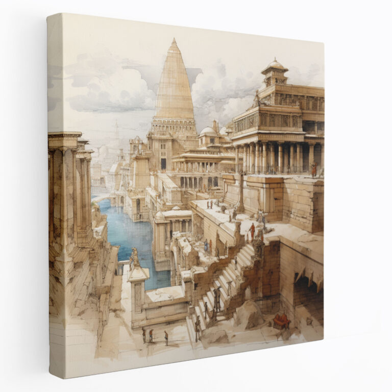 Classic Cityscape Wall Art - Classic, Grandeur, History, Ancient City