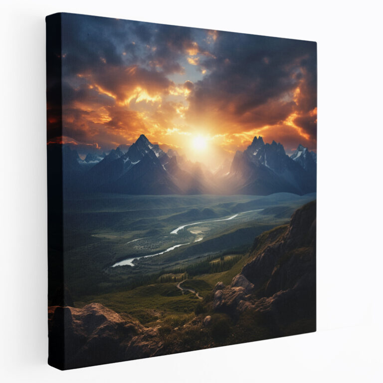 Classic Wall Art: Breathtaking Sunset - Classic, Canvas, Canvas Wall Art, Wall Decoration