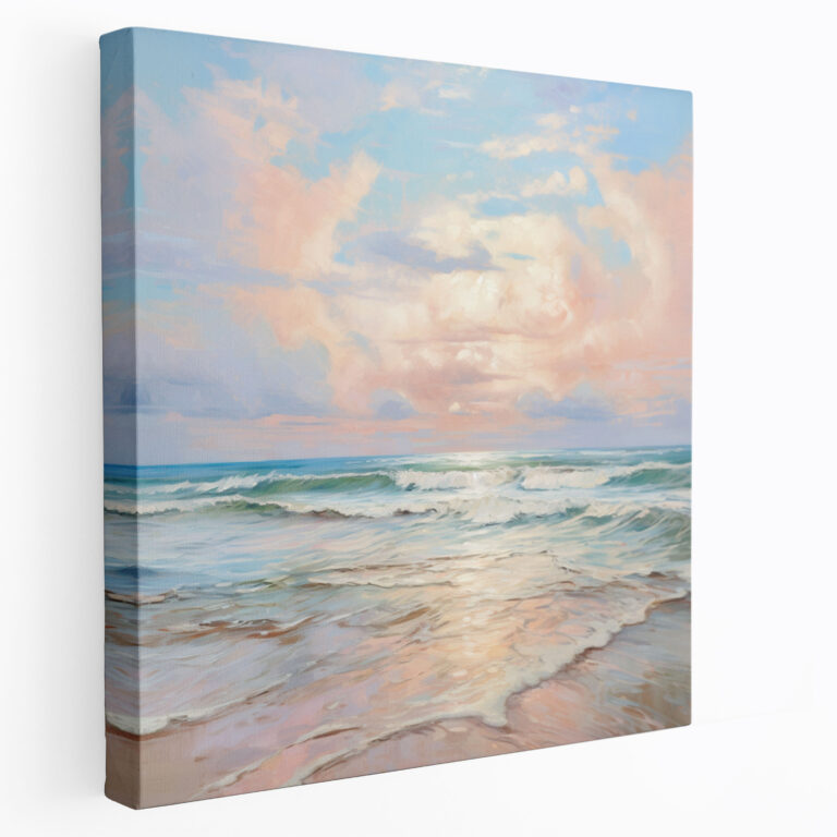 Classic Wall Art - Tranquil Seascape - Classic, Wall Art, Classic, Soft Pastel Hues