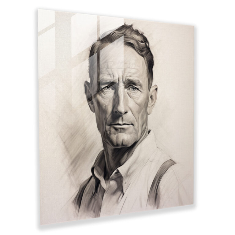 Classic Historical Glass Print - Classic, Home Decoration, Sophistication, Classic