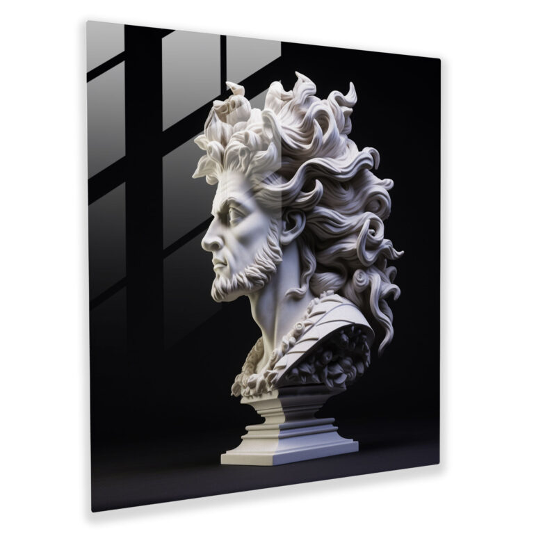 Classic Reproduction Glass Print - Classic, Elegant Touch, Famous Masterpiece, Intricate Details