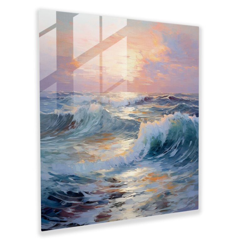 Classic Glass Print - Dreamy Seascape - Classic, Home Decoration, Tranquility, Wall Decoration