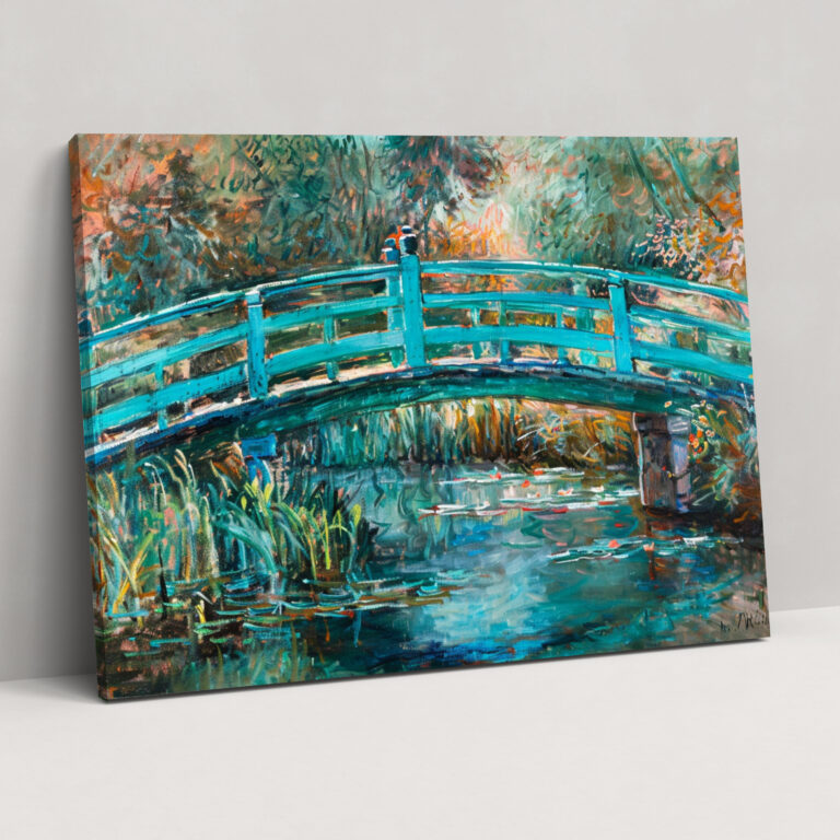 Claude Monet The Japanese Footbridge Wall Art - Claude Monet, Claude Monet, Canvas, Canvas Wall Art