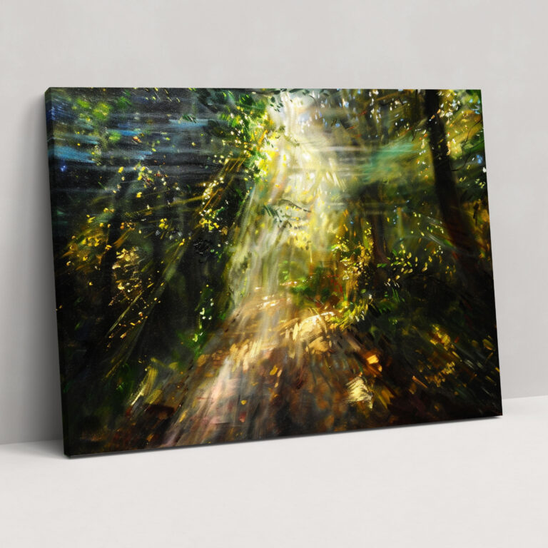 Sunlit Trees Canvas Print - Claude Monet, Canvas, Canvas Wall Art, Wall Decoration