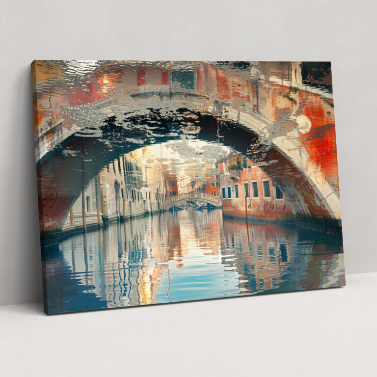 Venice Canal Reflections Claude Monet Canvas Print - Claude Monet, Canvas Print, Claude Monet, Wall Decoration