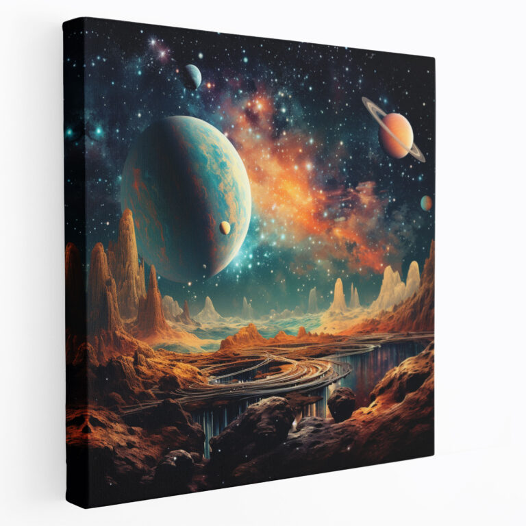 Cool Galaxy Dreams Canvas Print - Cool, Galaxy, Cool Galaxy Dreams, Digital Collage