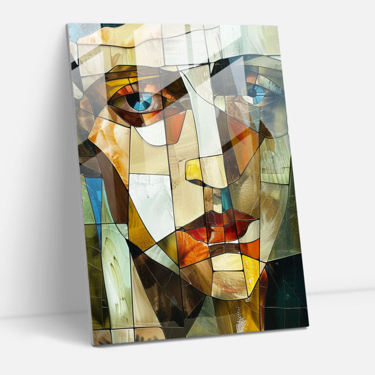 Cubism Glass Art Home Decoration - Cubism, Glass Print, Glass Art, Cubism