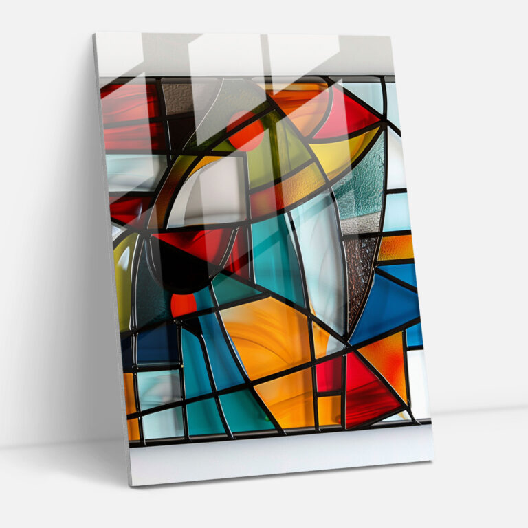 Cubism Glass Wall Art Modern Art - Cubism, Glass Wall Art, Cubism, Glass Print