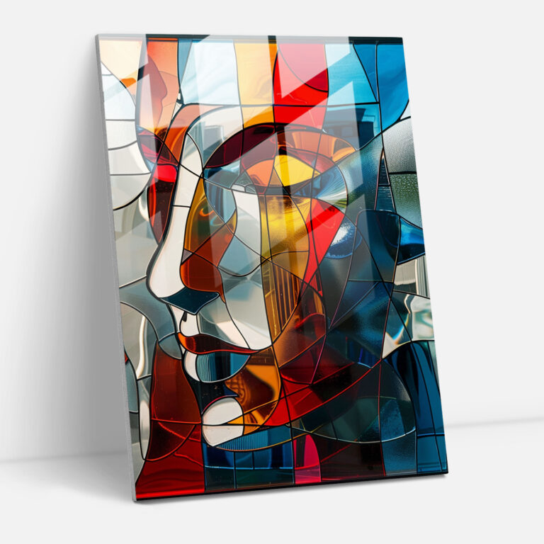 Cubism Glass Print Modern Art - Cubism, Glass Print, Glass Art, Modern Art