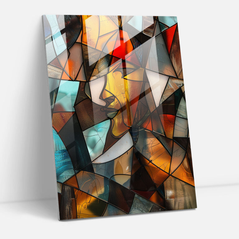 Abstract Compositions Cubism Glass Art - Cubism, Glass Art, Modern Art, Cubism
