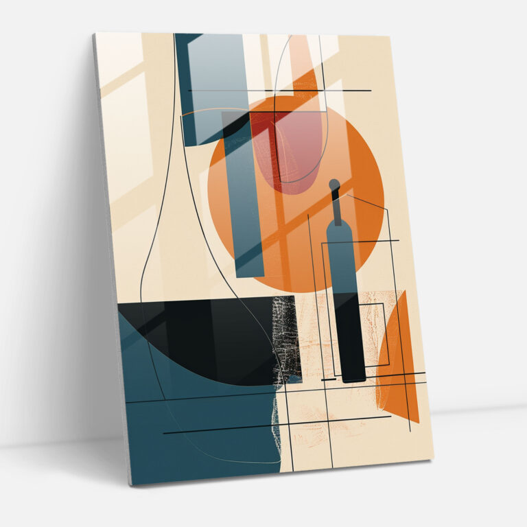 Cubism Abstract Shapes Wall Decoration - Cubism, Glass Art, Wall Decoration, Cubism
