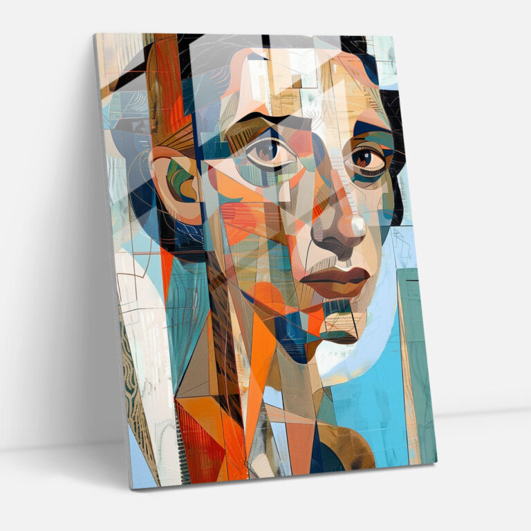 Cubism Glass Wall Art Home Decoration - Cubism, Home Decoration, Glass Print, Glass Wall Art
