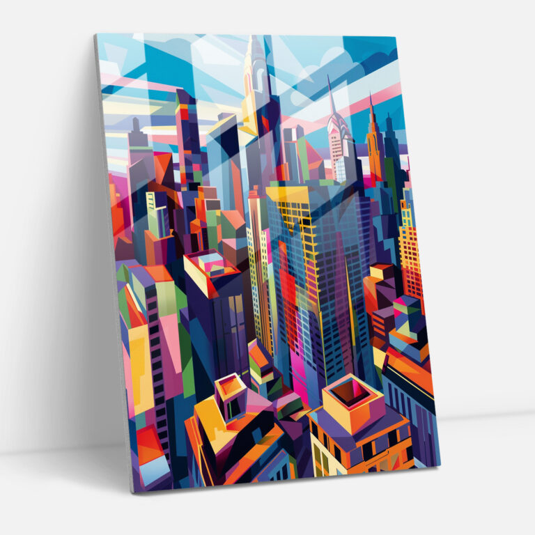 Cubism Glass Art Modern Art - Cubism, Home Decoration, Cubism, Angular