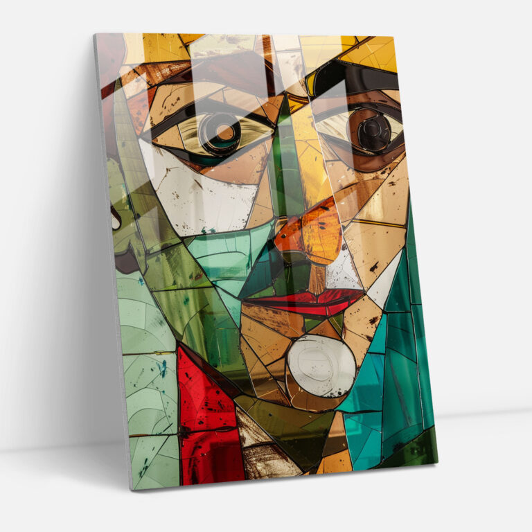 Picasso Cubism Glass Art - Cubism, Cubism, Wall Decoration, Home Decoration