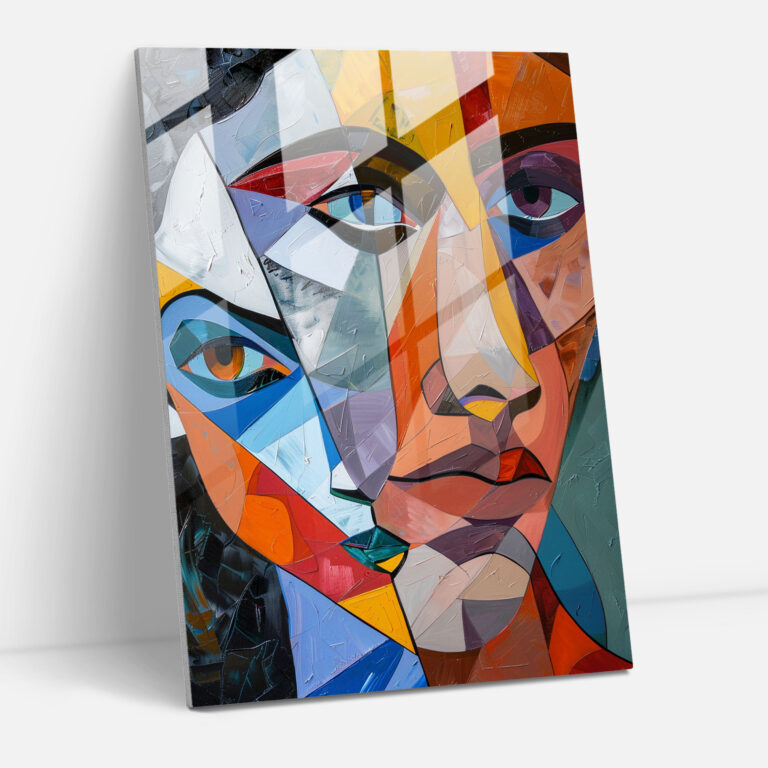 Cubism Wall Decoration - Cubism, Glass Wall Art, Wall Decoration, Modern Art