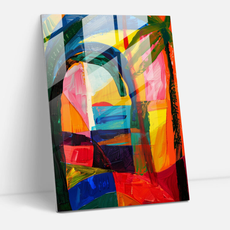 Cubism Glass Art - Cubism, Glass Wall Art, Glass Art, Glass Print