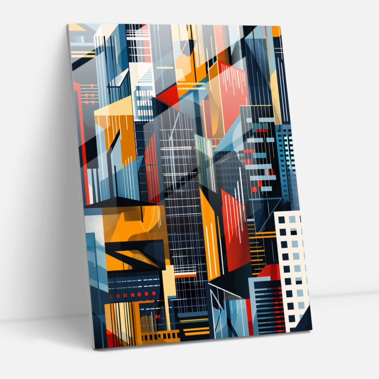Cubism Wall Art - Cubism, Glass Wall Art, Home Decoration, Modern Art