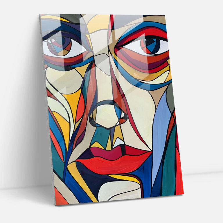 Cubism Glass Wall Art Modern Art - Cubism, Cubism, Modern Art, Glass Wall Art
